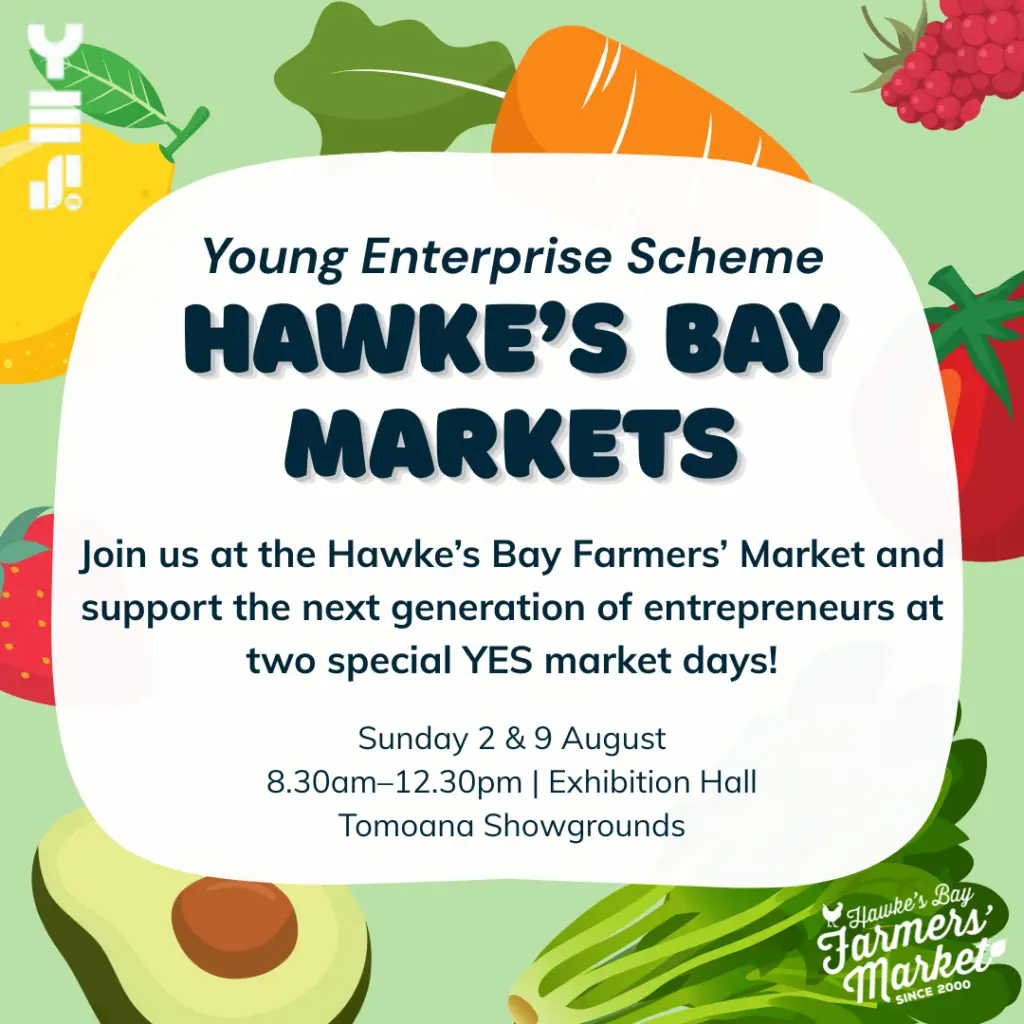 Young Enterprise Scheme at the market